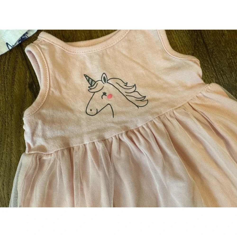 Carter's Baby Dresses Girl Clothes Lot 3 Months Outfits Sleeveless Summer Spring